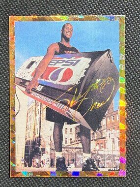 Shaquille O'Neal - 1992-93 Gold Signature Rookie Of The Year Pepsi Promo Rare